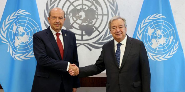 Cumhurbakan Tatar ile Antonio Guterres bir araya geliyor