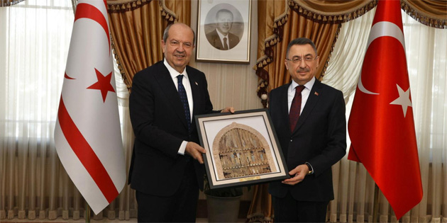 Cumhurba�kan� Tatar, Ankara’da TC Cumhurba�kan� Yard�mc�s� Oktay ile g�r��t� 