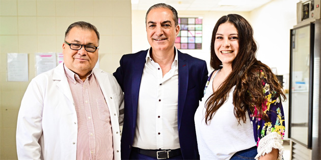 Ali Baman Gazimausa Hastanesi’ni ziyaret etti
