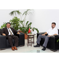 Milli Eitim Bakan Drst, Lefke Dernei heyetini kabul etti 