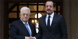 Filistin Devlet Ba�kan� Abbas’tan Hristodulidis’e Filistin-�srail aras�nda arabuluculuk rol� �stlenmesi �a�r�s�