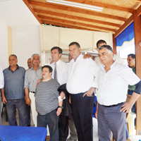 Ekinci ve Bahadi’ye Bakan destei 