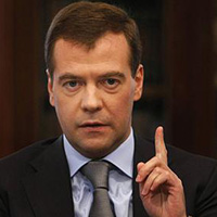 Medvedev faturay� kesti 