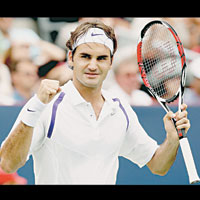 Federer bacak aras� yapt�