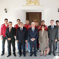 Voleybolculardan Cumhurbakan’na ziyaret