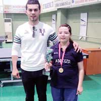 Masa Tenisinde ba�ar�l� bir isim Sunay Tufan
