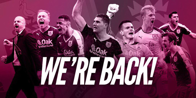 Burnley yeniden Premier Lig'de