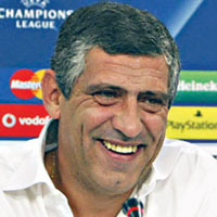 Yunanistan'�n hocas� Fernando Santos 