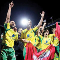 Premier Lig’in yeni rengi Norwich
