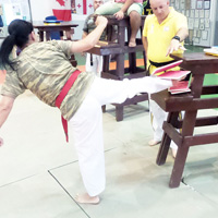 Taekwondo msabakalar yapld 