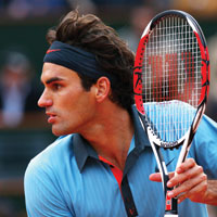 Federer ve Wozniacki tam gaz