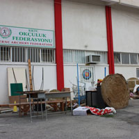 Bina tamir edildi