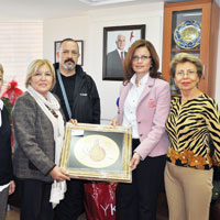 Ero�lu ziyaret�ileri kabul etti