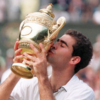 Sampras’�n kupalar� �al�nd� 