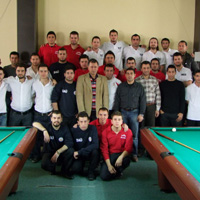�niversitelerde bilardo heyecan�