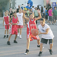 Basketbol sokaa tand 