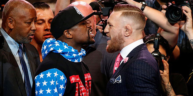 Conor McGregor’dan Floyd Mayweather’a k�f�rl� subliminal mesaj
