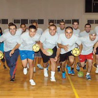 UK� Hentbol Tak�m�, �al��malara ba�lad� 