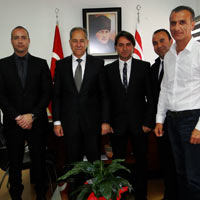Atasayan, YD Spor blm heyetini kabul etti