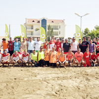 Plajda heyecan ba�lad� 