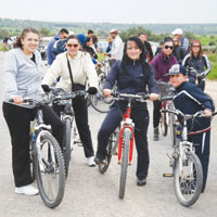 Bisikletciler ehitleri anacak