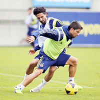 Fenerbah�e'de Bursaspor ma��n�n haz�rl�klar� devam etti 