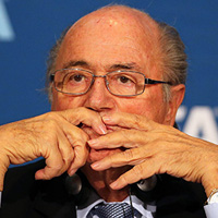 Blatter hegemonyas� eriyor 