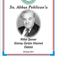 Abbas Pehlivan’a �d�l