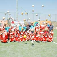 Minik futbolcular turnuvada bulu�acak