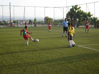 Portakal Festivalinde futbol co�kusu