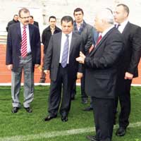 D�r�st, Atat�rk Stad�’n�  inceledi