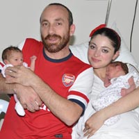 Niyazi ikiz babas� oldu
