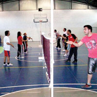 Badminton antren�r kursu tamamland�