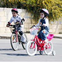 Bisiklet �enli�i yap�l�yor