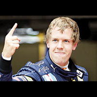 �lk seansta Vettel 